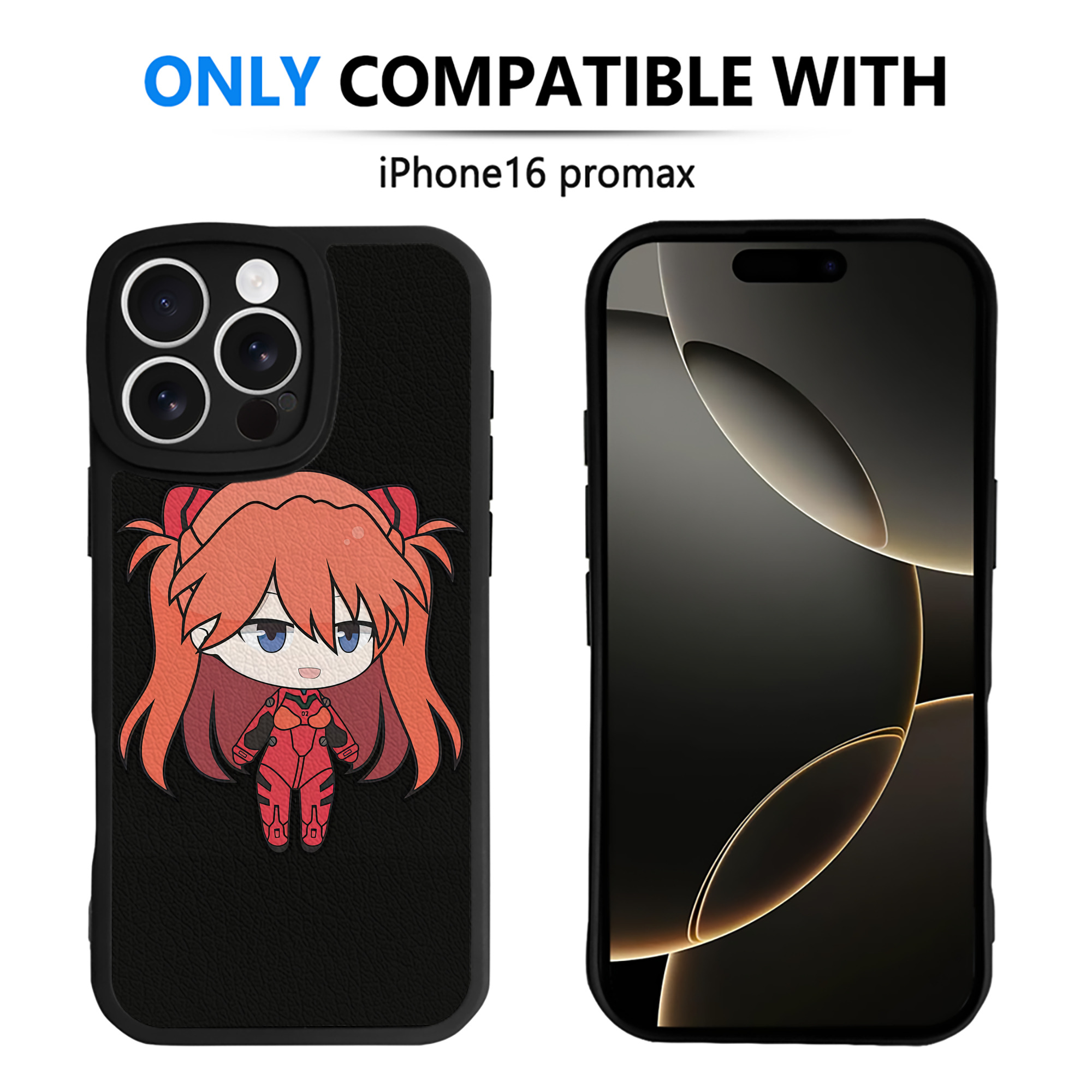 （画像用） EVA 新世紀エヴァンゲリオン 【iPhone 16シリーズ対応】シリコンスマホケース（レザー調） 材質：シリコン